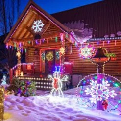 99 Ft. Outdoor 18 Colors Plug-In Integrated LED Rope Light (1-Pack) -Lamp Parts objlgev rope lights 27isa17076 76 1000