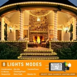 66ft. Outdoor-Plug-In Integrated LED Rope Light 1-Pack -Lamp Parts objlgev rope lights 27isa17080 c3 1000