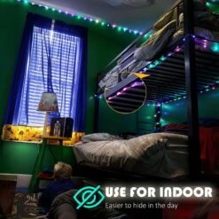 80ft. Outdoor Color Changing Plug-in Integrated LED Rope Light 1-Pack -Lamp Parts objlgev rope lights 27isa17081 1f 1000