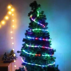 65ft. Indoor/Outdoor 16 Colors Plug-In Integrated LED Rope Light 1-Pack -Lamp Parts objlgev rope lights 27isa17082 66 1000