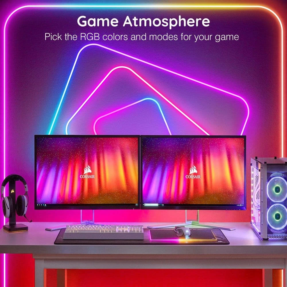 100 Ft. Outdoor RGB App/Remote Control Plug-In Integrated LED Rope Light (1-Pack) 7 100 Ft. Outdoor RGB App/Remote Control Plug-In Integrated LED Rope Light (1-Pack) - Image 5