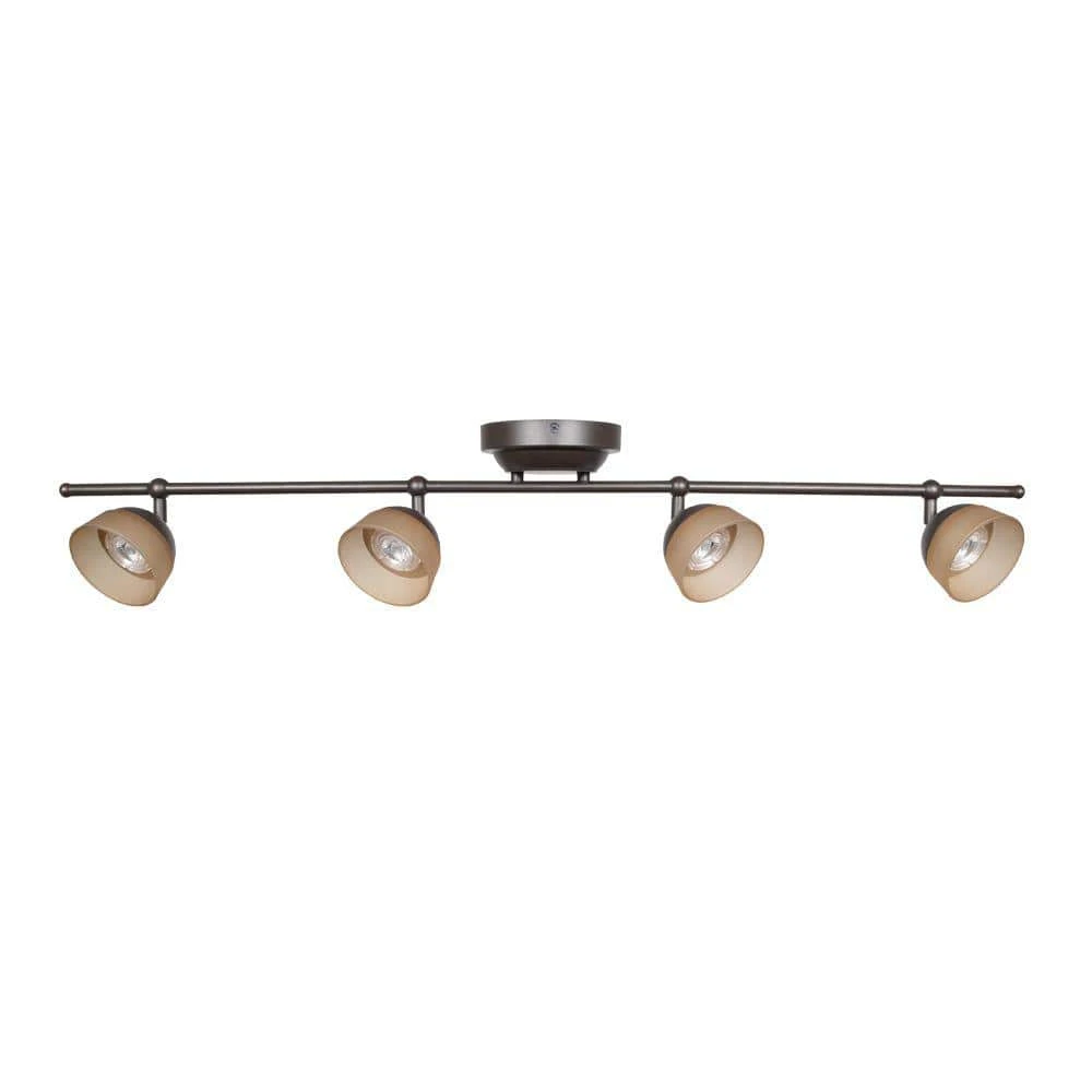 Madison 3 Ft. 4 Light Rubbed Bronze LED Fixed Track With 400 LM/Head 1000027274 3 Madison 3 Ft. 4 Light Rubbed Bronze LED Fixed Track With 400 LM/Head 1000027274