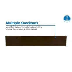 NUC-5 Series 21.5 In. Oil Rubbed Bronze Selectable LED Under Cabinet Light -Lamp Parts oil rubbed bronze nicor under cabinet bar lights nuc521sob a0 1000