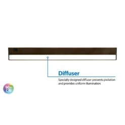 NUC-5 Series 30 In. Oil Rubbed Bronze Selectable LED Under Cabinet Light 17 NUC-5 Series 30 In. Oil Rubbed Bronze Selectable LED Under Cabinet Light -Lamp Parts oil rubbed bronze nicor under cabinet bar lights nuc530sob 66 1000