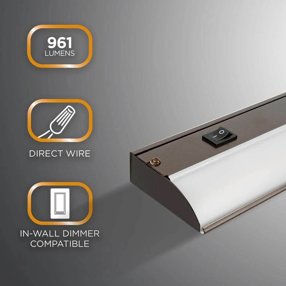 ProWire Direct Wire 24 In. LED Oil-Rubbed Bronze Under Cabinet Light 6 ProWire Direct Wire 24 In. LED Oil-Rubbed Bronze Under Cabinet Light - Image 4