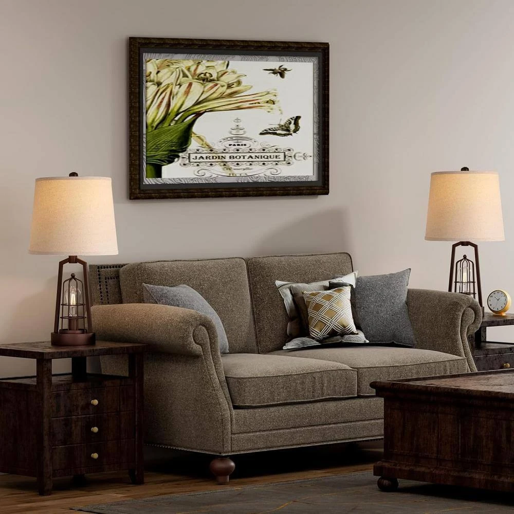 22.8 In. Oil-Rubbed Farmhouse Table Lamps, Touch Bedroom Lamps With USB Ports 2 Bulbs Rustic Nightstand Lamp For Room 7 22.8 In. Oil-Rubbed Farmhouse Table Lamps, Touch Bedroom Lamps With USB Ports 2 Bulbs Rustic Nightstand Lamp For Room - Image 5