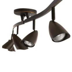 Globe Electric Grayson 4.4 Ft. 6-Light Oil Rubbed Bronze Halogen Track Lighting Kit 14 Globe Electric Grayson 4.4 Ft. 6-Light Oil Rubbed Bronze Halogen Track Lighting Kit -Lamp Parts orb globe electric track lighting kits 59376 4f 1000