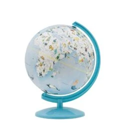 Ore International 12.75 In. Animals Atlas World Globe Night Light Lamp