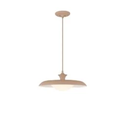 Minori 15-in 1 Light 60-Watt Peach Pendant Light -Lamp Parts peach alora mood pendant lights pd557015pec c3 1000