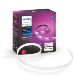 Philips Hue 6.6 Ft. Indoor Plug-In Color Changing Cuttable Integrated LED Smart Light Strip Base Kit (1-Pack)