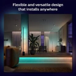 Philips Hue 6.6 Ft. LED Smart Gradient Color Changing Strip Light Base Kit With Bluetooth (1-Pack) 18 Philips Hue 6.6 Ft. LED Smart Gradient Color Changing Strip Light Base Kit With Bluetooth (1-Pack) -Lamp Parts philips hue led strip lights 570556 1f 1000