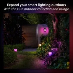Philips Hue 6.6 Ft. Low Voltage LED Smart Outdoor Color Changing Strip Light (1-Pack) -Lamp Parts philips hue rope lights 555904 4f 1000