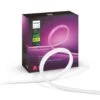 Philips Hue 6.6 Ft. Low Voltage LED Smart Outdoor Color Changing Strip Light (1-Pack)
