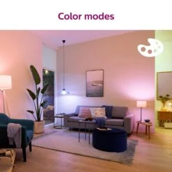 Philips 6.6 Ft Plug-In LED Smart Wi-Fi Color Changing Integrated LED Strip Light Base Kit Powered By WiZ With Bluetooth (4-Pack) -Lamp Parts philips led strip lights 560755 1d 1000