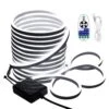 50 Ft. Cold White Plug-in Integrated LED Rope Light With Remote Control Indoor/Outdoor