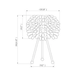 14.5 In. Gold Tripod Modern Pink Bedroom Living Room Bedside Desk Nightstand Small Table Lamps (Set Of 2) -Lamp Parts pink gold maxax table lamps t107 pk s 76 1000