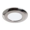 Wafer Thin Warm White, 2700K, Integrated LED Under Cabinet Puck Light Silver -Lamp Parts polished chrome armacost lighting puck lights 204410 64 1000