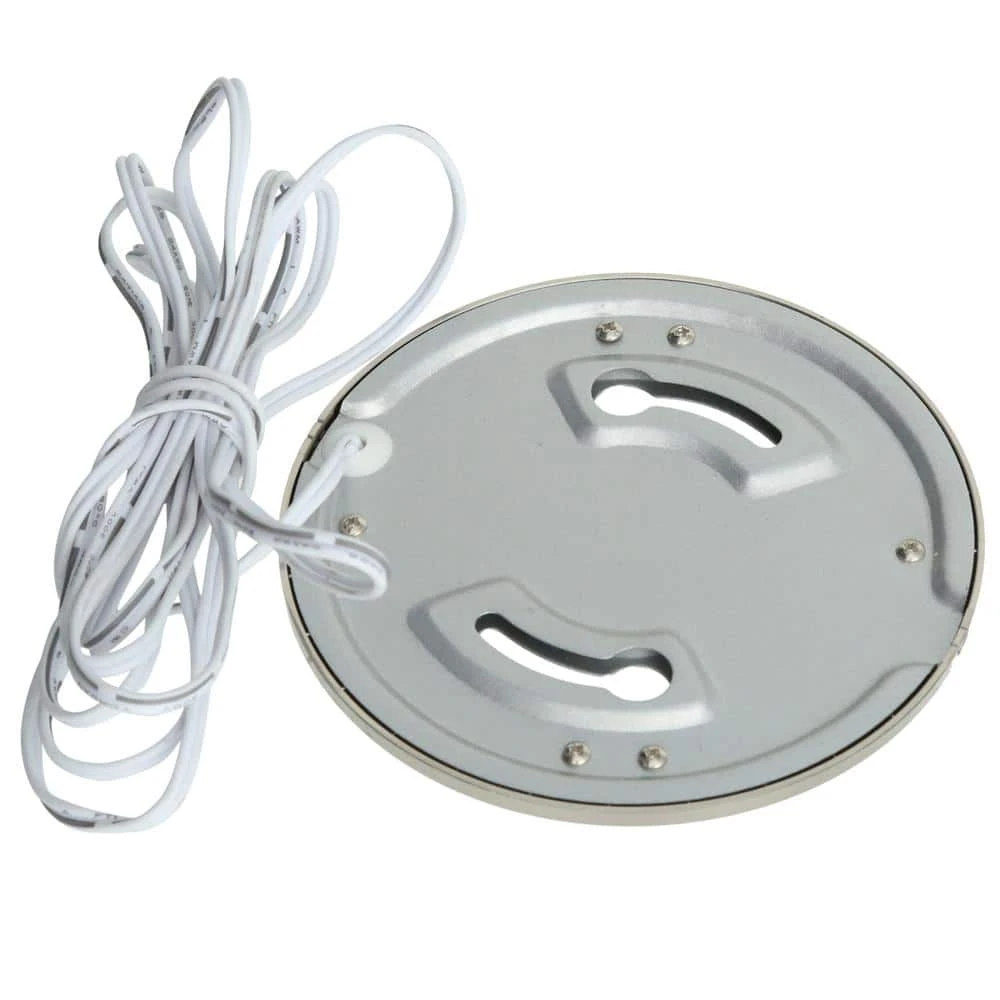 Wafer Thin Bright White LED Puck Light Polished Chrome Finish 5 Wafer Thin Bright White LED Puck Light Polished Chrome Finish - Image 3