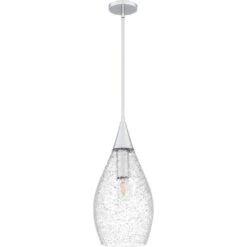 Spruce 100-Watt 1-Light Polished Chrome Mini Pendant Light -Lamp Parts polished chrome quoizel pendant lights pcspc1810c c3 1000