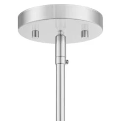 Rockland 1-Light Polished Nickel Mini Pendant -Lamp Parts polished nickel hampton bay pendant lights hb3686 326 1d 1000