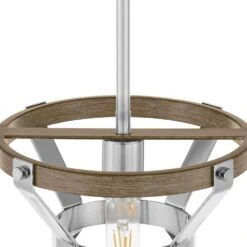 Rockland 1-Light Polished Nickel Mini Pendant -Lamp Parts polished nickel hampton bay pendant lights hb3686 326 a0 1000