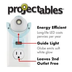 0.5-Watt Frozen 2 6-Image Plug In Light Sensing Integrated LED Night Light -Lamp Parts projectables night lights 45028 t1 1f 1000