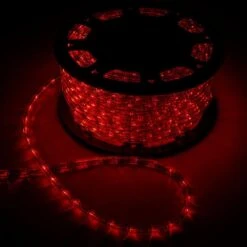 Outdoor 150 Ft. 110-Volt Plug-In Red Color Changing Light LED Rope Light -Lamp Parts red walsport rope lights usli1003re 1f 1000