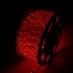 Outdoor 150 Ft. 110-Volt Plug-In Red Color Changing Light LED Rope Light -Lamp Parts red walsport rope lights usli1003re 4f 1000