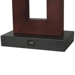 25.9 In. Reddish Brown Table Lamps With USB Port (Set Of 2) 17 25.9 In. Reddish Brown Table Lamps With USB Port (Set Of 2) -Lamp Parts reddish brown pia ricco table lamps 1jay 2113rw 1f 1000