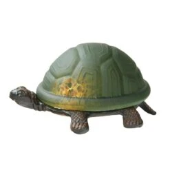 Turtle 4 .75 In. Green And Antique Bronze Novelty Accent Lamp -Lamp Parts river of goods novelty lights 21242 4f 1000