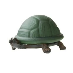 Turtle 4 .75 In. Green And Antique Bronze Novelty Accent Lamp -Lamp Parts river of goods novelty lights 21242 76 1000
