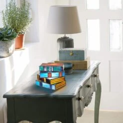 Ava 5 .7 5 In. Multi-Colored Book Stack Stained Glass Accent Lamp With Glass Shade 21 Ava 5 .7 5 In. Multi-Colored Book Stack Stained Glass Accent Lamp With Glass Shade -Lamp Parts river of goods novelty lights 21324 c3 1000