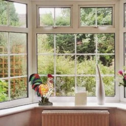 15.5 Multi-Colored Rooster Lamp -Lamp Parts river of goods novelty lights 9396 31 1000