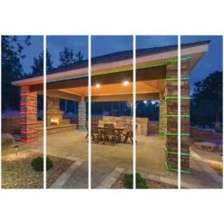 12 Ft. Plug-in Color Changing Integrated LED Rope Light W/Remote -Lamp Parts rope lights cl trl12rgb 44 1000