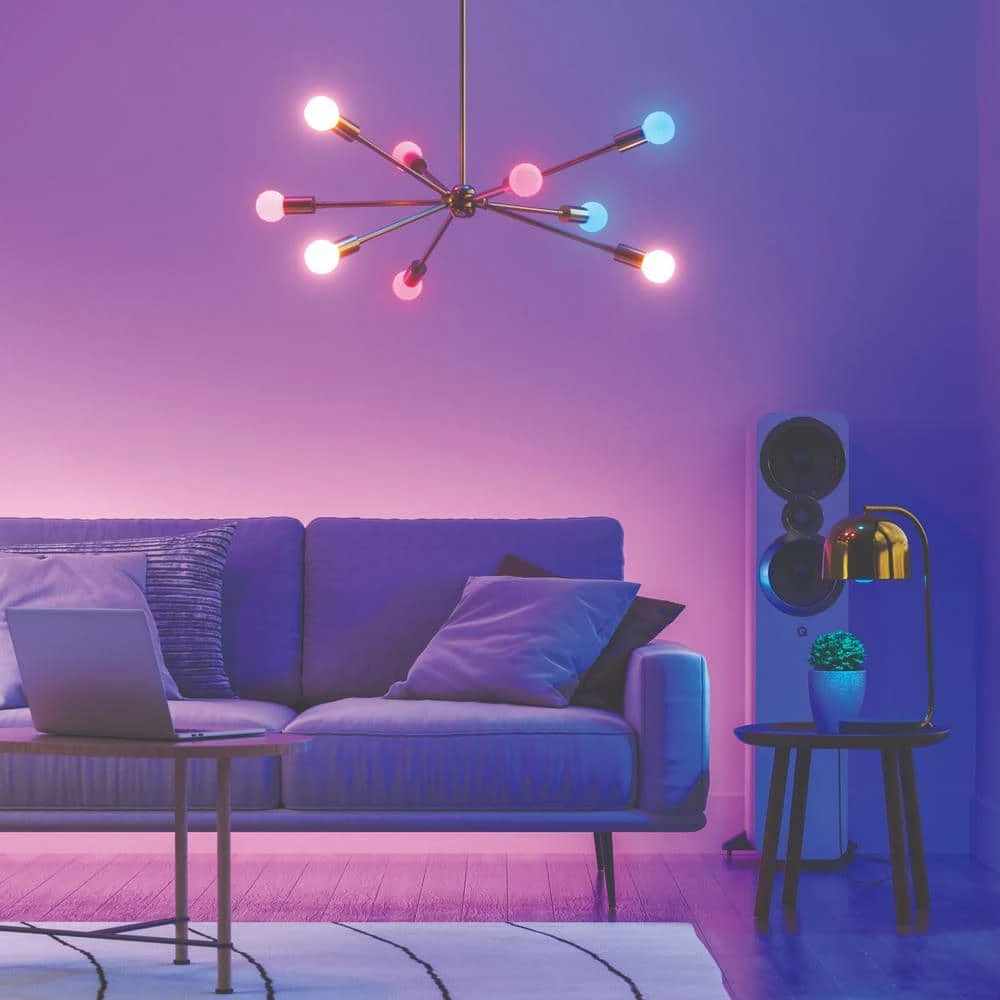 Essentials Indoor Matter Enabled 6.56 Ft. Plug-In LED Rope Light 100V, A19 LED Adjustable White & Color Bulb (2-Pack) 12 Essentials Indoor Matter Enabled 6.56 Ft. Plug-In LED Rope Light 100V, A19 LED Adjustable White & Color Bulb (2-Pack) - Image 10