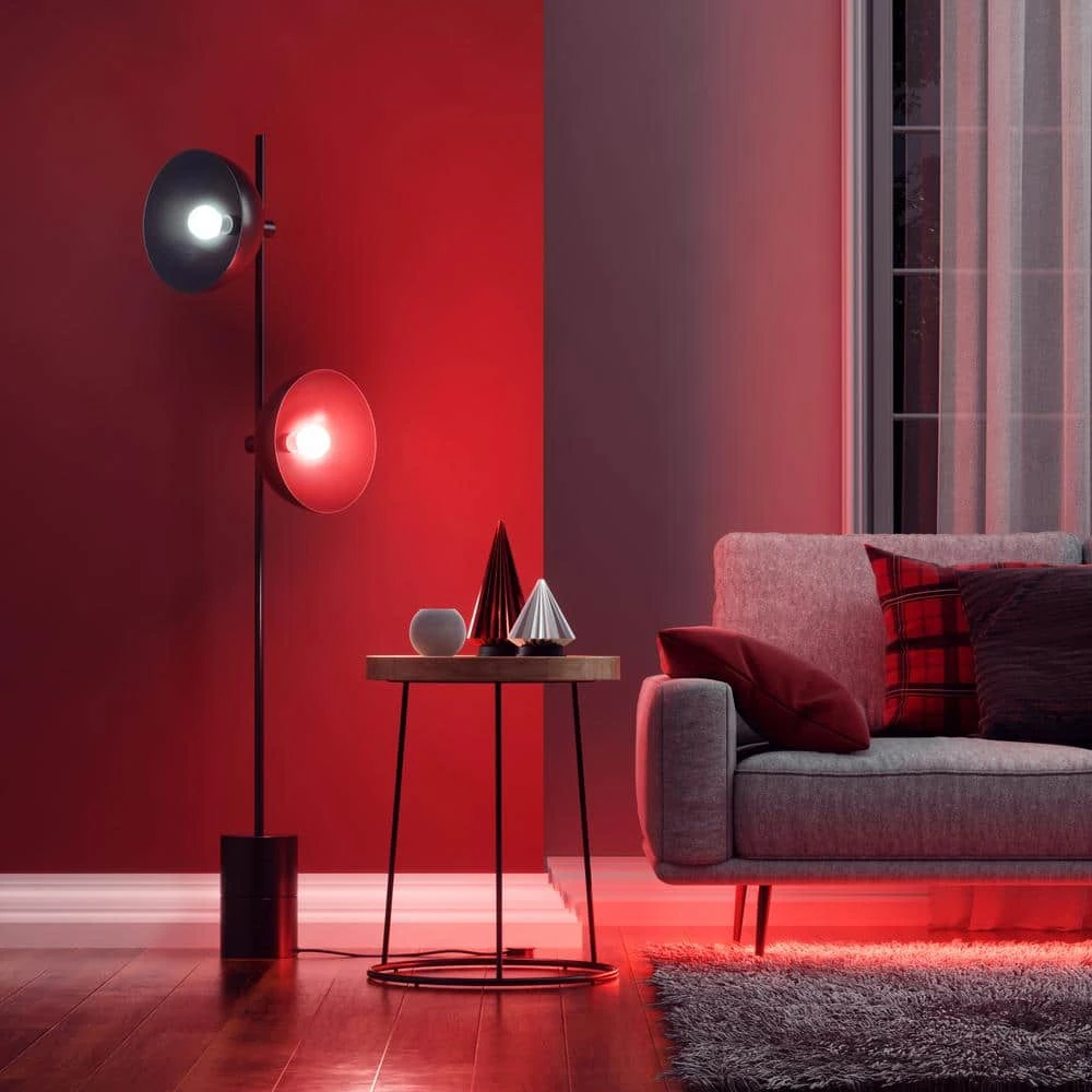 Essentials Indoor Matter Enabled 6.56 Ft. Plug-In LED Rope Light 100V, A19 LED Adjustable White & Color Bulb (2-Pack) 6 Essentials Indoor Matter Enabled 6.56 Ft. Plug-In LED Rope Light 100V, A19 LED Adjustable White & Color Bulb (2-Pack) - Image 4