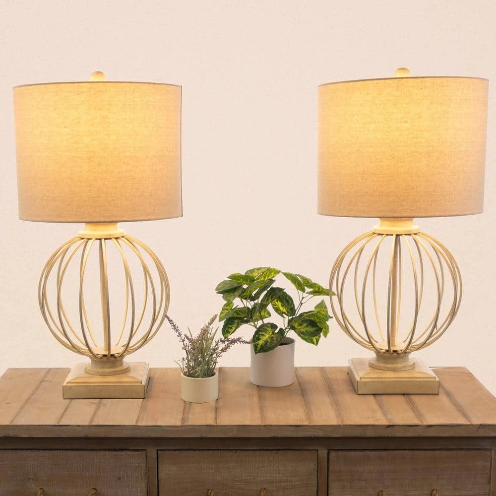 Modern Table Lamps With USB Charging Ports And LED Bulbs, Set Of 2 3 Modern Table Lamps With USB Charging Ports And LED Bulbs, Set Of 2