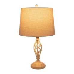 Set Of 2-Modern Table Lamps With USB Charging Ports And LED Bulbs, Sand -Lamp Parts sand lavish home table lamps 72 lmpst2 26 usb 44 1000