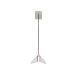 Golden Lighting Luma 25-Watt 1 Light Sand Nickel Integrated LED Linear Pendant Light With Sand Nickel Shade -Lamp Parts sand nickel golden lighting pendant lights 6400 lp42 san 44 1000