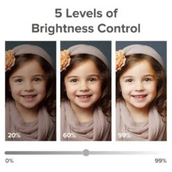 4.41 In. White 10-Watt Dimmable Portable LED Fill Light With Telescopic Rod -Lamp Parts sansi novelty lights 01 16 001 371031 1f 1000