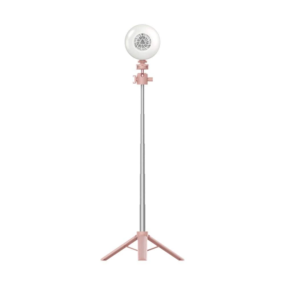 4.4 1 In. Pink 10-Watt Dimmable Portable LED Fill Light With Telescopic Rod 3 4.4 1 In. Pink 10-Watt Dimmable Portable LED Fill Light With Telescopic Rod