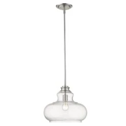 Acclaim Lighting Torrel 1-Light Satin Nickel Pendant -Lamp Parts satin nickel acclaim lighting pendant lights in21251sn 1f 1000