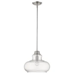 Acclaim Lighting Torrel 1-Light Satin Nickel Pendant -Lamp Parts satin nickel acclaim lighting pendant lights in21251sn 4f 1000