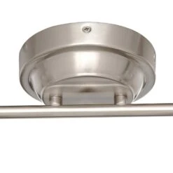 Madison 3 Ft. 4-Light Satin Nickel LED Fixed Track With 400 LM/Head 1000027122 -Lamp Parts satin nickel hampton bay track lighting kits madf4400l30sn 40 1000