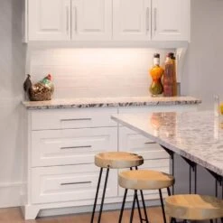 PowerLED 36 In. LED Satin Nickel Under Cabinet Low Profile Linear 120-Volt Light With Included Power Cord -Lamp Parts satin nickel illume lighting under cabinet bar lights i sled36 44 1000