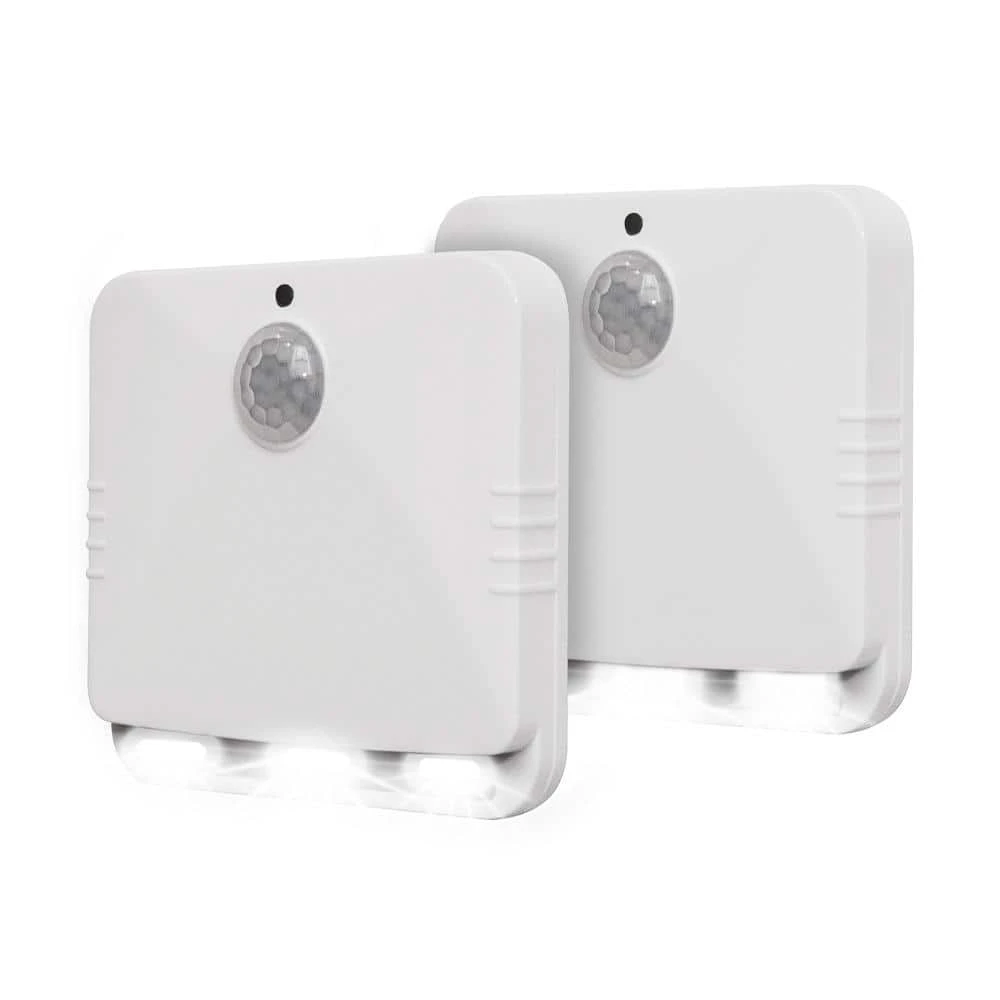 Step Lights Sensor Motion Activated 4 Watt LED Night Light (2-Pack) 3 Step Lights Sensor Motion Activated 4 Watt LED Night Light (2-Pack)