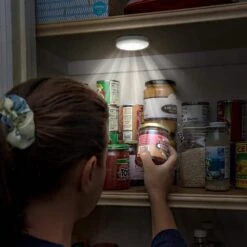 LED Puck Night Light (2-Pack) -Lamp Parts sensor brite night lights sbpuck cd6 1f 1000