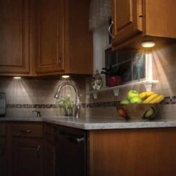 LED Puck Night Light (2-Pack) -Lamp Parts sensor brite night lights sbpuck cd6 44 1000