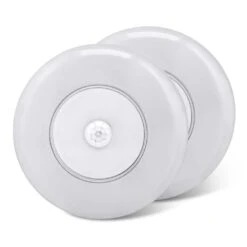LED Puck Night Light (2-Pack) -Lamp Parts sensor brite night lights sbpuck cd6 4f 1000