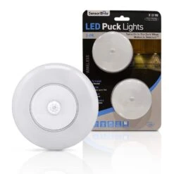 LED Puck Night Light (2-Pack) -Lamp Parts sensor brite night lights sbpuck cd6 c3 1000